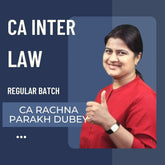 CA Inter Law | Regular Batch by CA Rachna Parakh Dubey | For Sept 25 & Jan 26 Exams